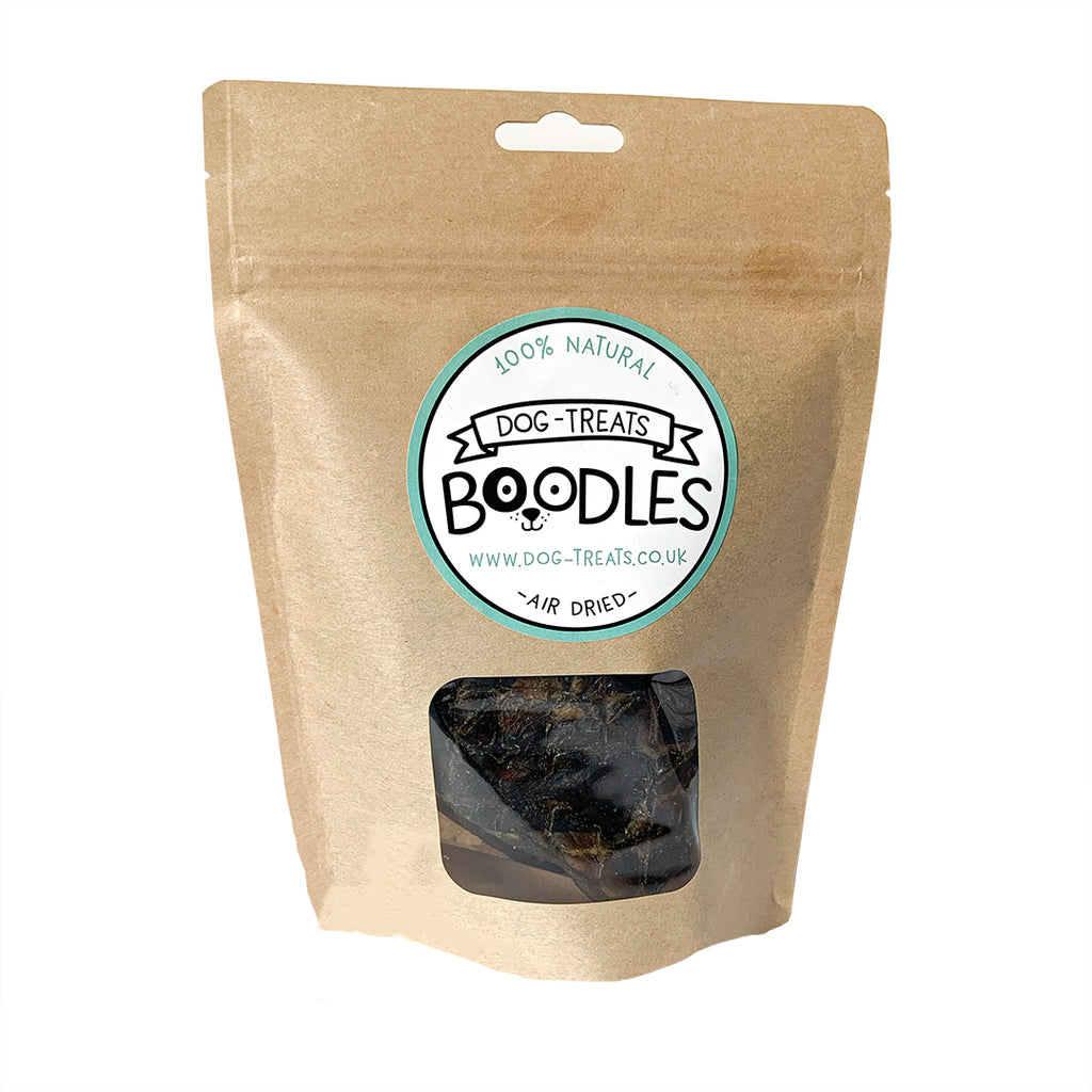 Natural Beef Scalp Dog Treats in Eco-Friendly Packaging