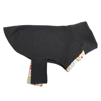 charcoal dog fleece