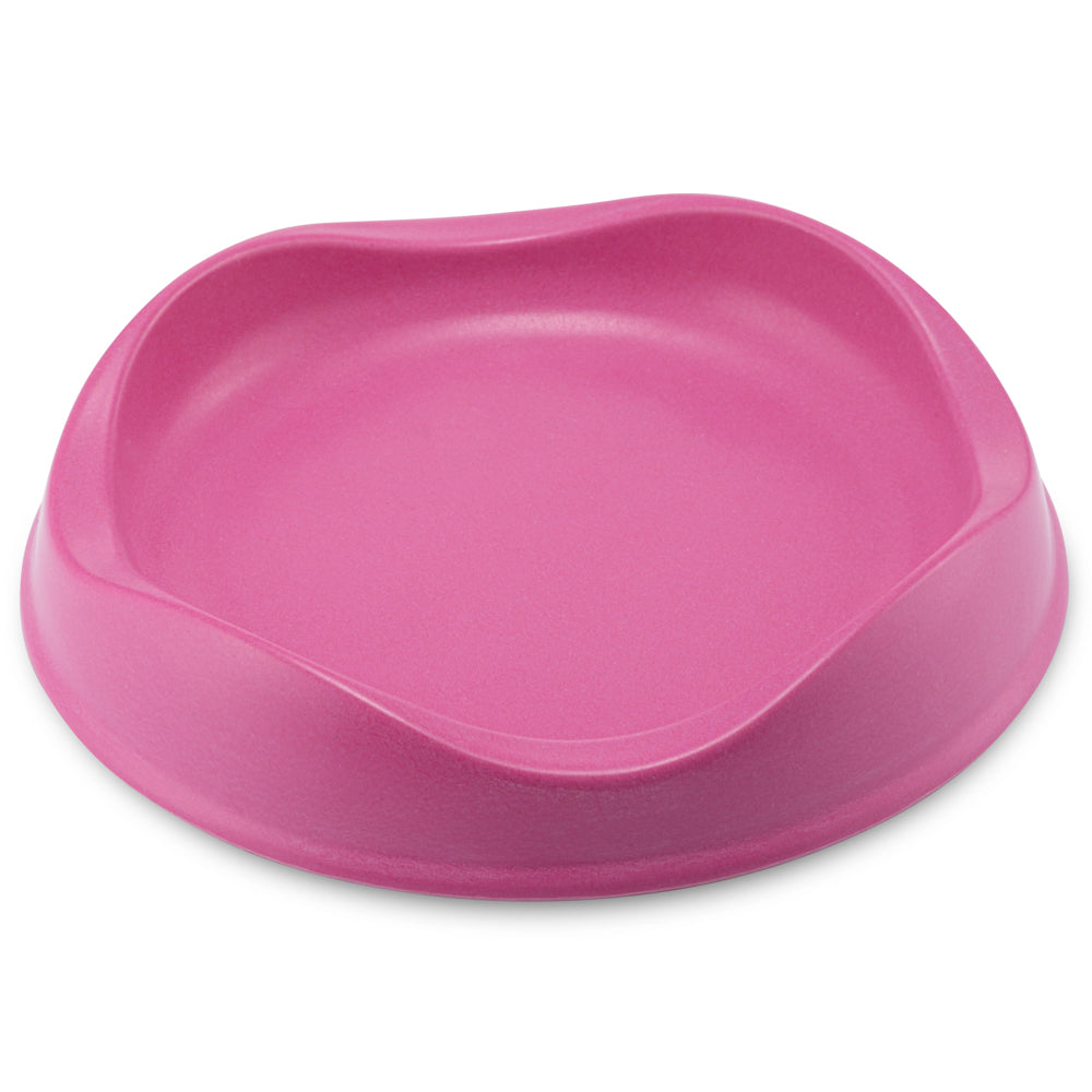 Beco Sustainable Bamboo Cat Bowl, Pink