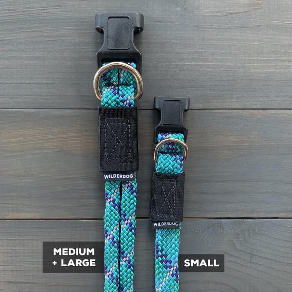 climbing rope dog collar