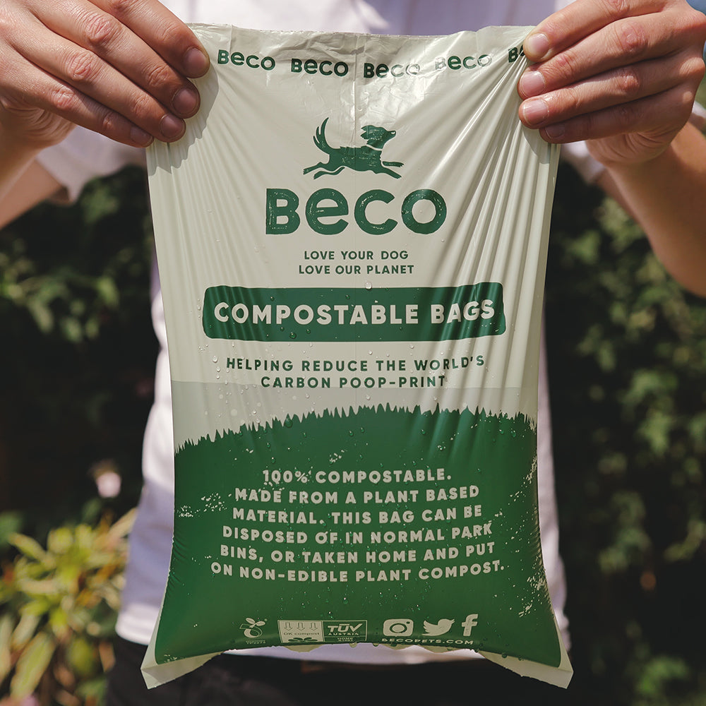 Beco Compostable Poop Bags, Unscented, 60 Pack
