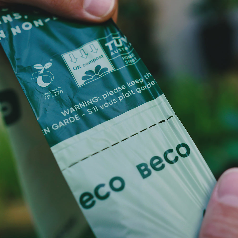 Beco Compostable Poop Bags, Unscented, 60 Pack