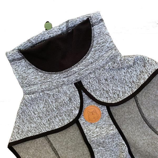 wilderdog grey dog fleece