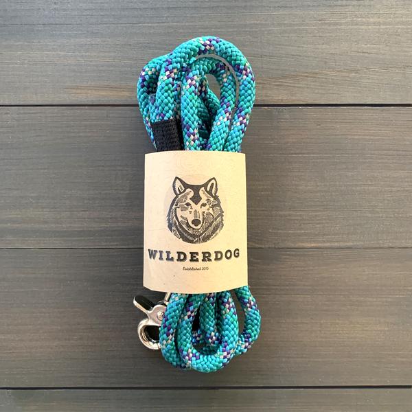 climbing rope reflective lead, blue