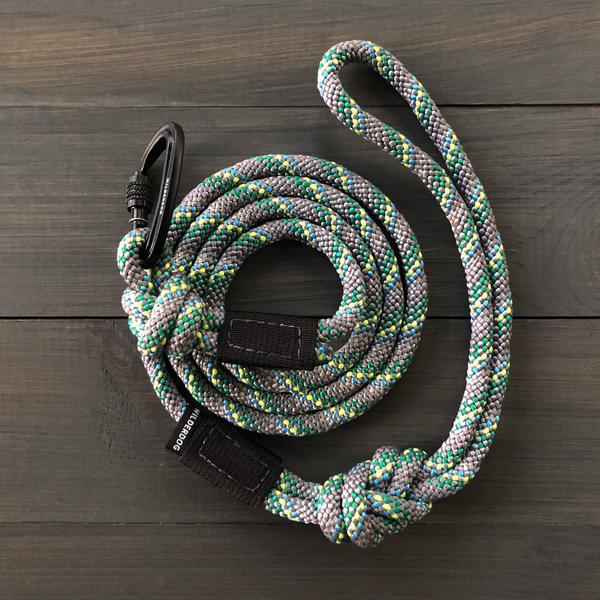 dog lead made from climbing rope