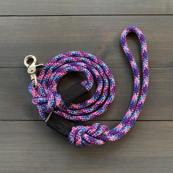 pink / purple dog lead