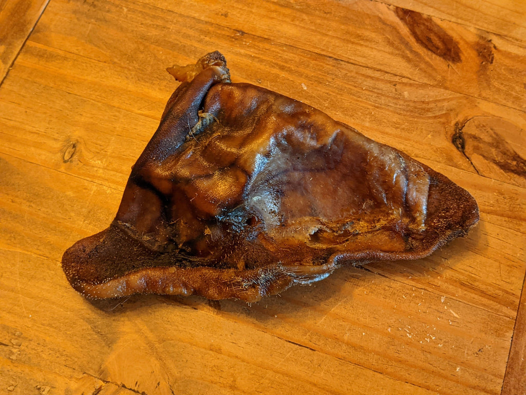 One x-large pigs ear