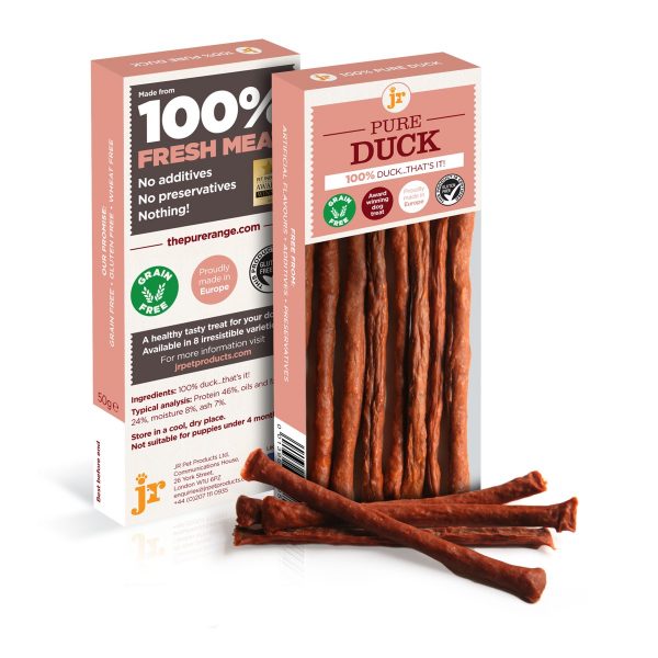 duck flavoured dog treat sticks