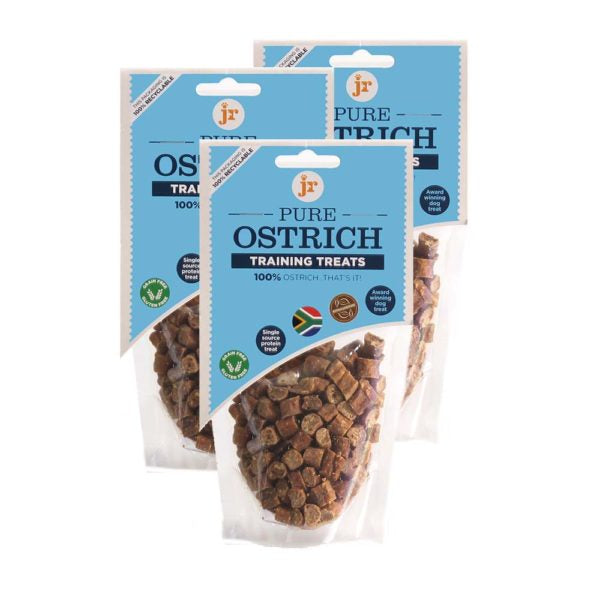 ostrich flavoured dog treats