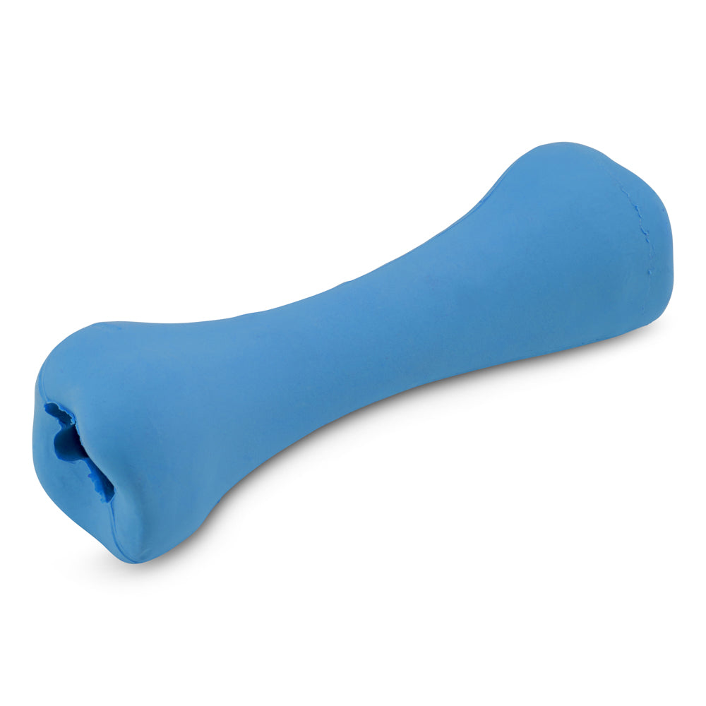 blue rubber bone