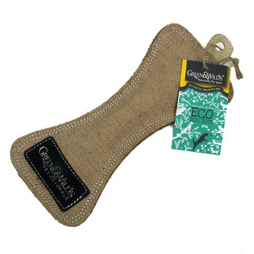 eco dog toy funny bone green and wilds