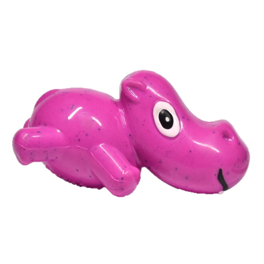 Pink hippo dog best sale toy