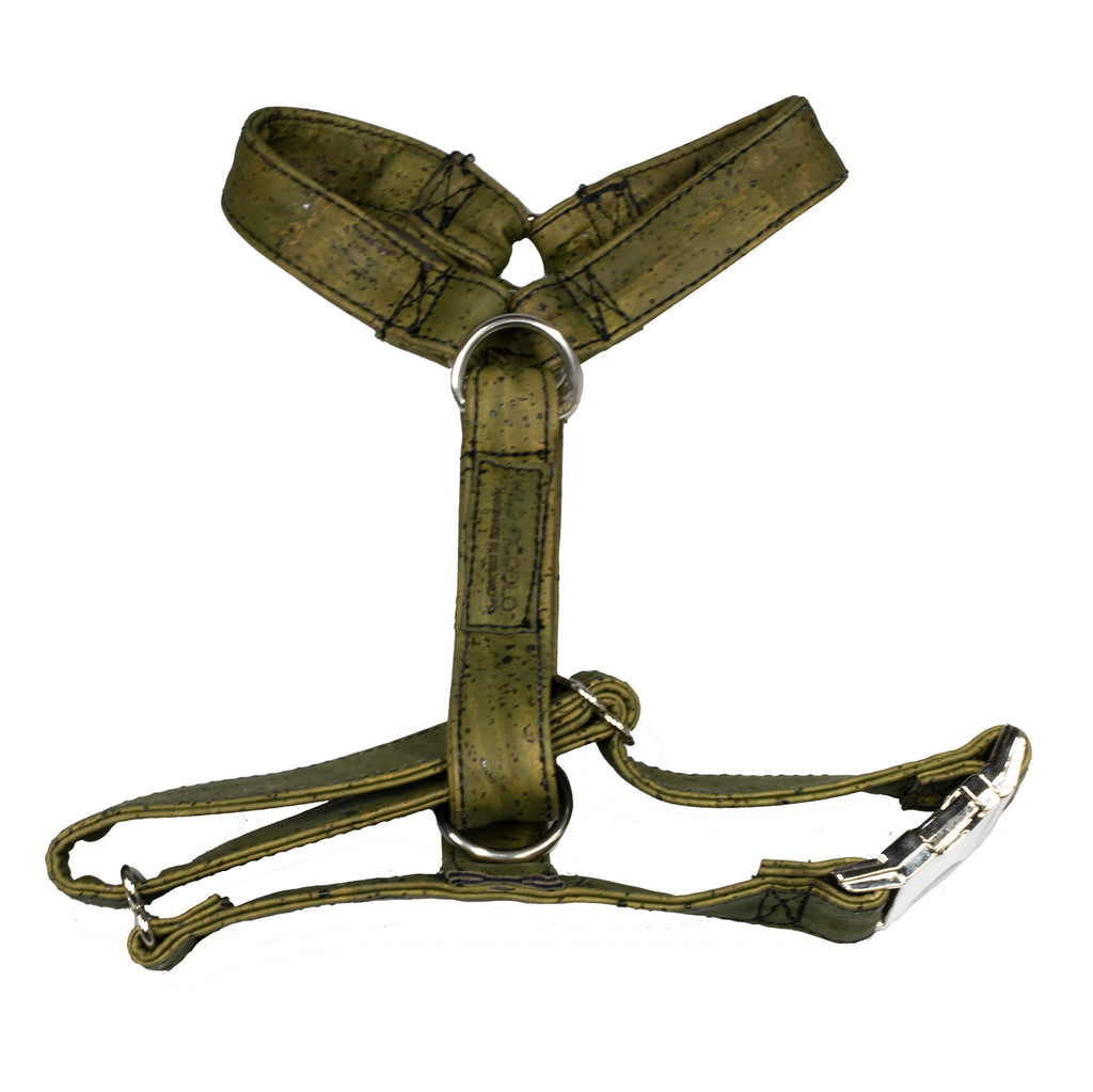 green dog harness