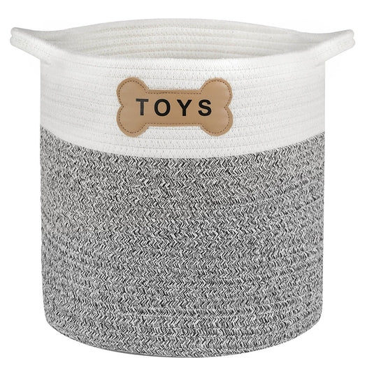 organic cotton toy basket