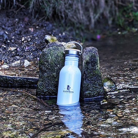 ethical water bottle made from bamboo and stainless steel. UK